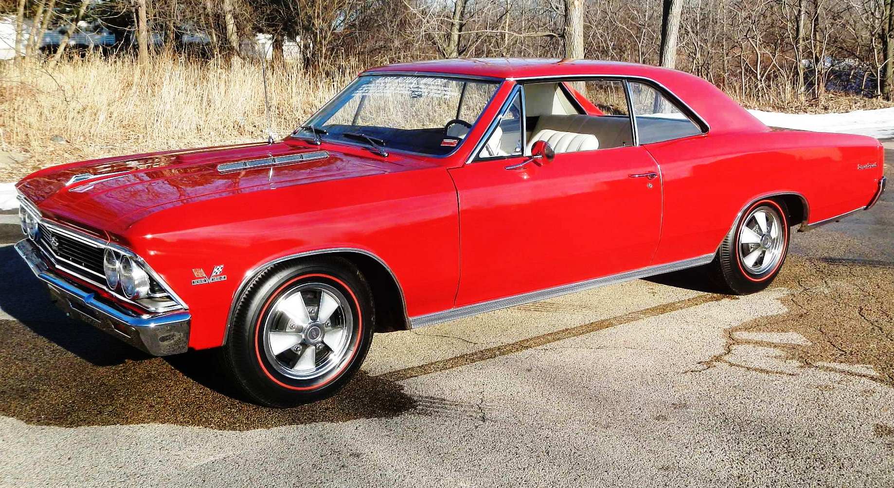 1966 Chevelle Super Sport Original Red White
