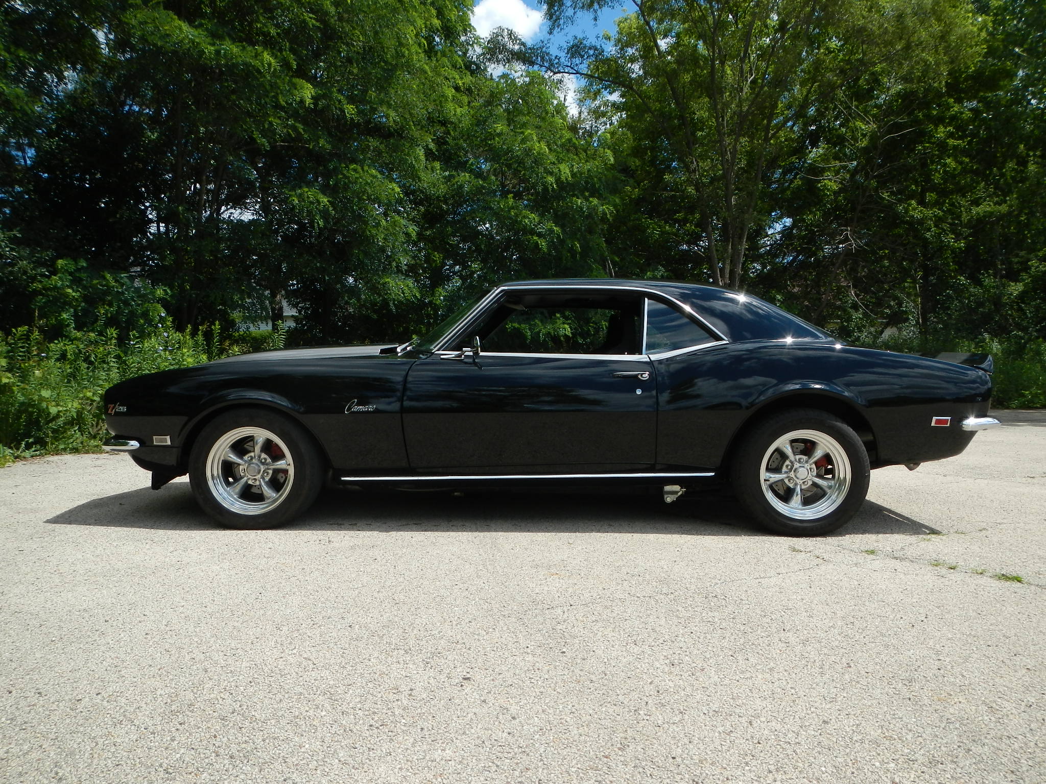 1968 z28 Camaro balck and silver