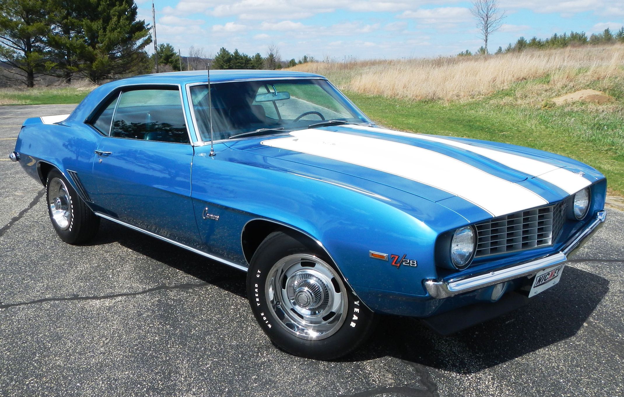 1969 Z28 Camaro X33 code Lemans Blue