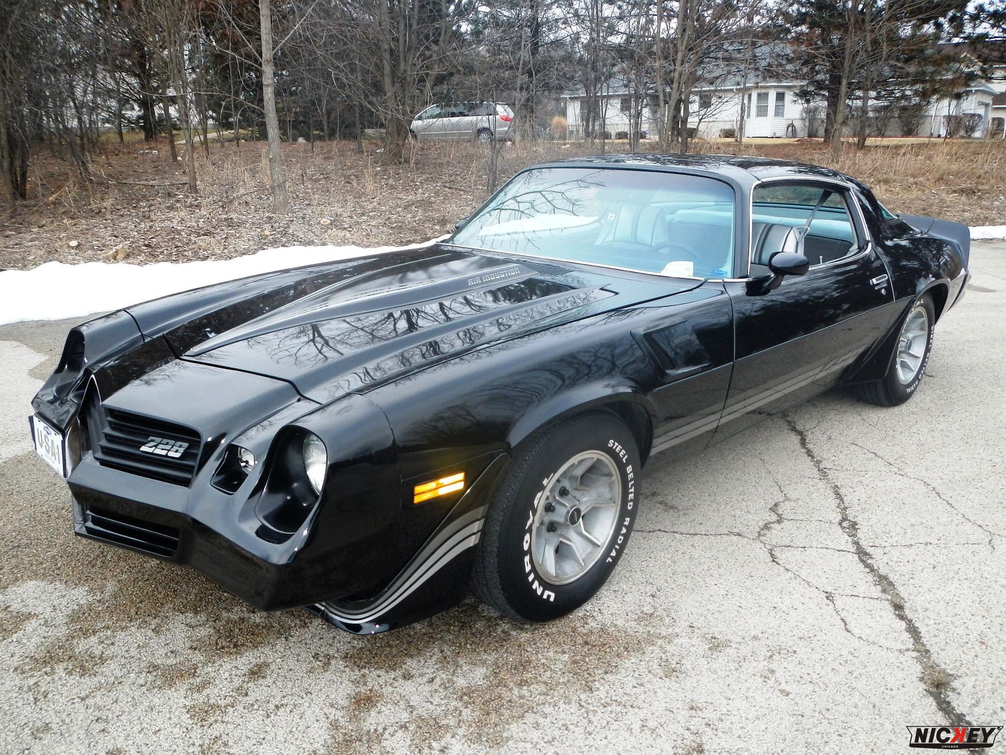 1981 Z28 Camaro Black Silver Original