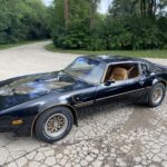 1979 Pontiac Trans Am SE, driver side front three-quarter with T-tops removed