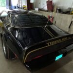 1979 Pontiac Trans Am SE rear three-quarter view in the shop