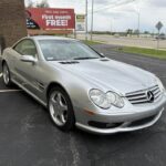 2004 Mercedes-Benz SL55 AMG front three-quarter view from the passenger side