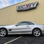 2004 Mercedes-Benz SL55 AMG side profile beneath the Nickey Performance sign