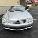 2004 Mercedes-Benz SL55 AMG front view showing the AMG grille