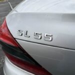SL 55 trunk badge on a 2004 Mercedes-Benz SL55 AMG