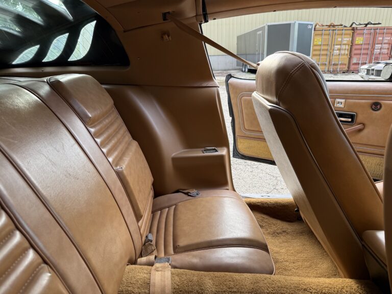 1979 Pontiac Firebird Trans Am SE rear seats and T-top interior