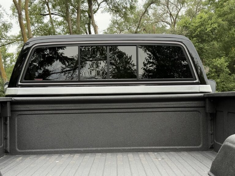 1983 Chevrolet K20 Silverado 4x4 bed with the tonneau cover fitted