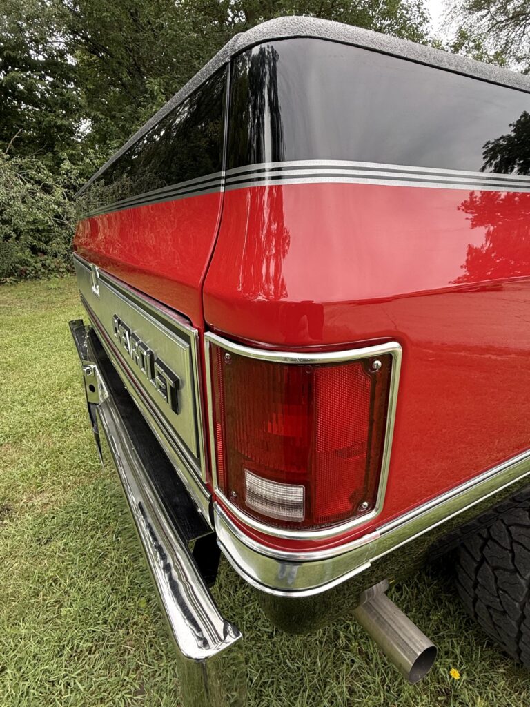 1983 Chevrolet K20 Silverado 4x4, rear quarter detail