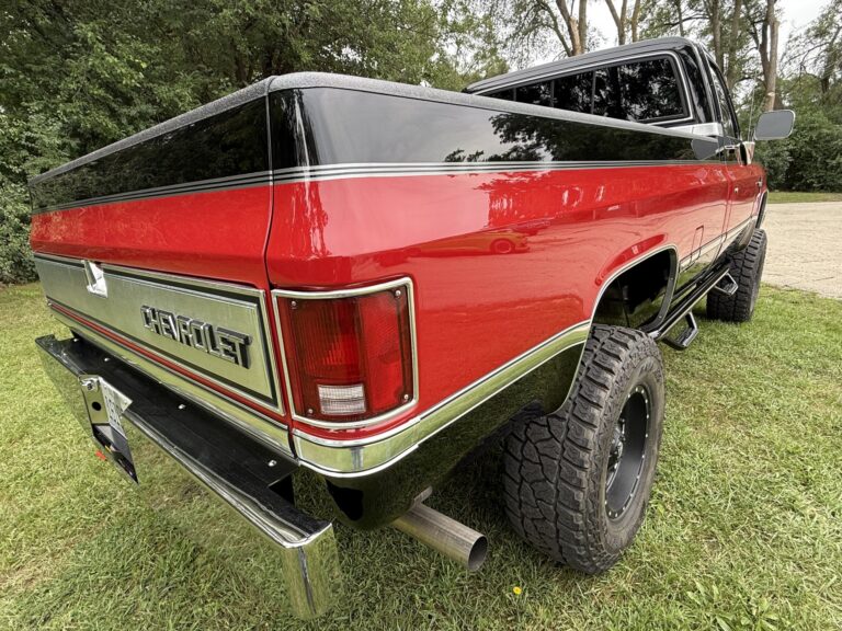 1983 Chevrolet K20 Silverado 4x4, rear three quarter close