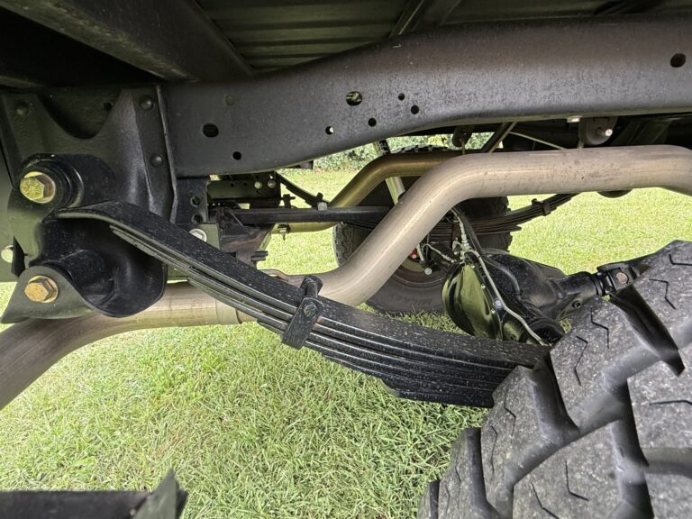 1983 Chevrolet K20 Silverado 4x4, rear leaf spring