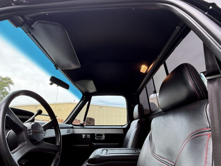 1983 Chevrolet K20 Silverado 4x4, headliner and visor