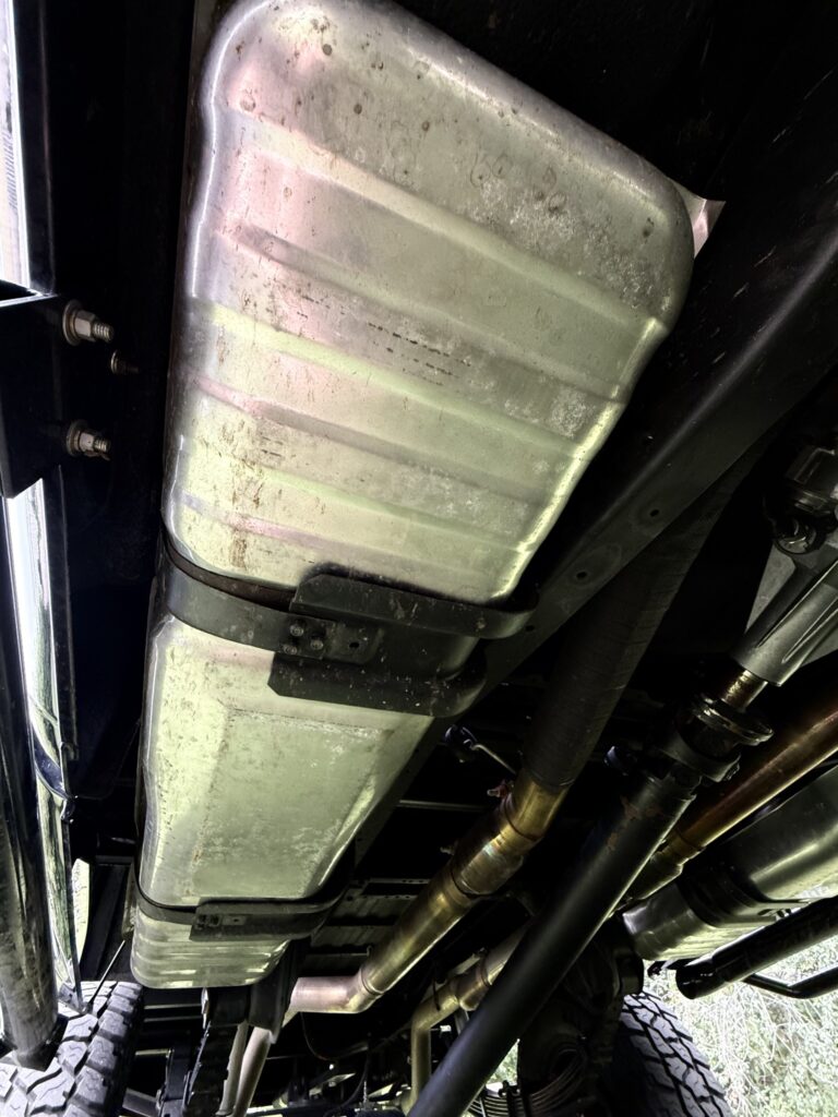 1983 Chevrolet K20 Silverado 4x4, fuel tank detail